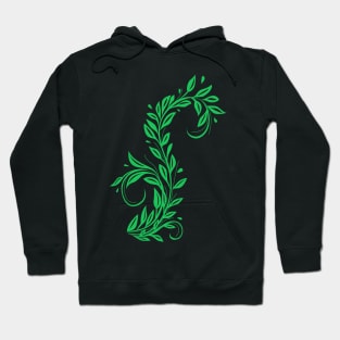 Leaf Design Hoodie